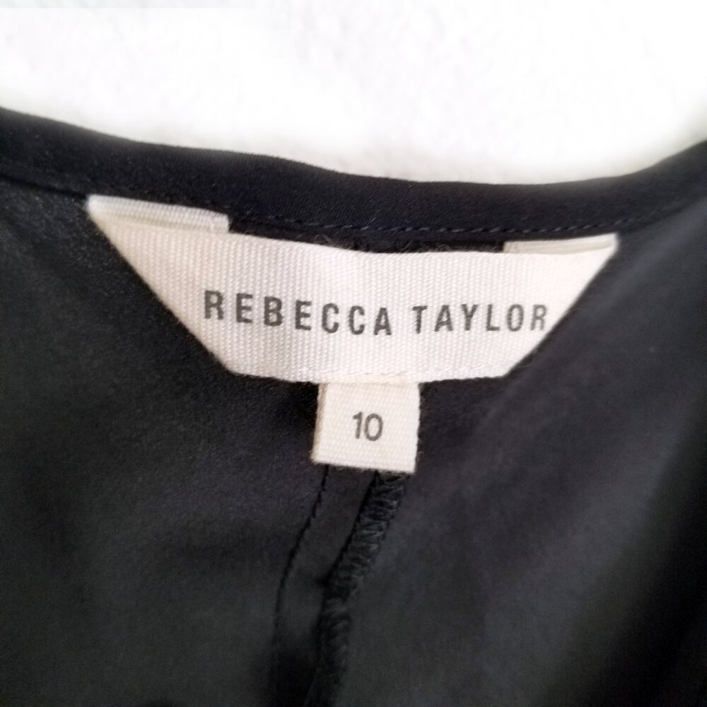 Rebecca Taylor Black Camisole Size 10 NWOT Classic!  Measurements below - Picture 8 of 11